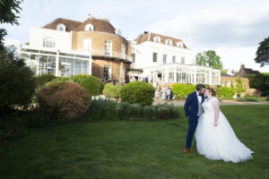 exterior, gardens, st michaels manor, spring wedding, guests, grass, conservatory, bride and groom